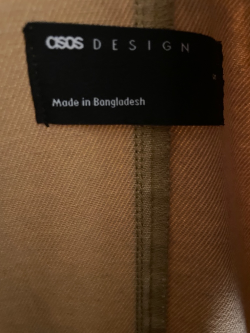 NWT Tan OversizeTrench Coat Size S - Picture 6 of 6